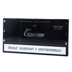 Cigaronne Royal Slims XL Black (Акциз Армения)