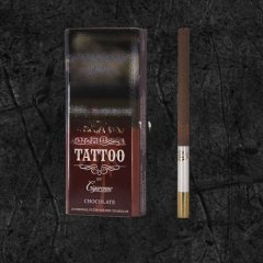 Tattoo by Cigaronne Super Slims Chocolate (акциз Россия)